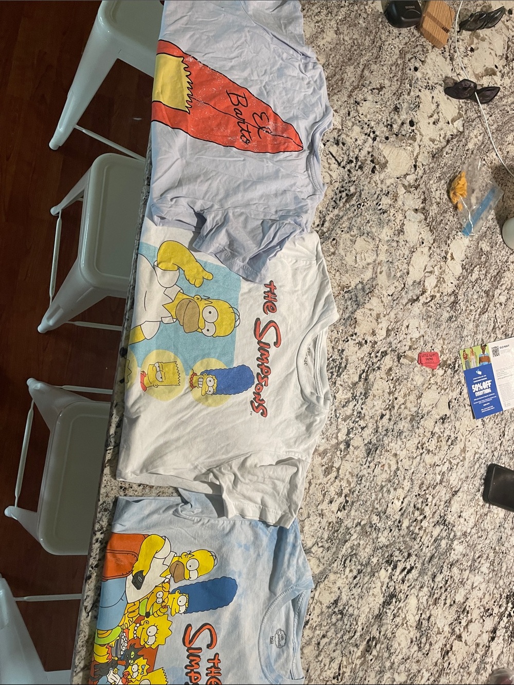 Simpsons t shirts